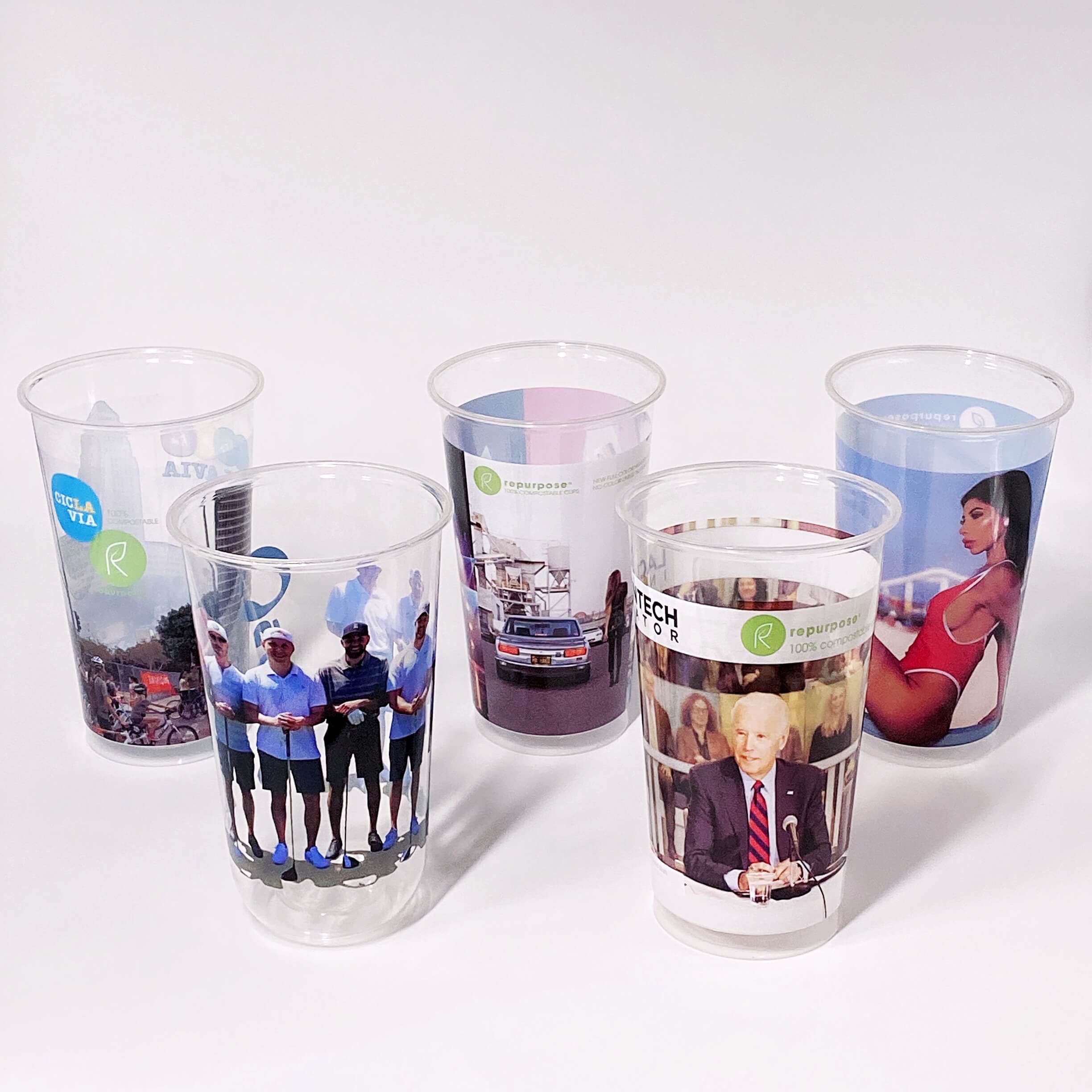 Digital print PLA clear cup